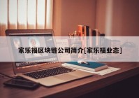 家乐福区块链公司简介[家乐福业态]